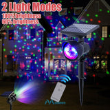 Christmas Snowflake LED Moving Snowfall Rainbow Projector Light