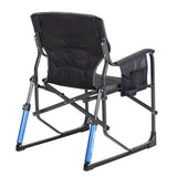 Mac Sports Rock n Lock Director Chair – Folding Camping Chair with Rocking Function