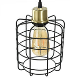 Stylecraft 72” H Piper 3-Light Floor Lamp with Steel Cage Lamp Shades