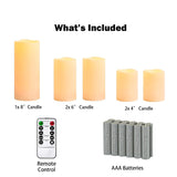 Deck Impressions Indoor/Outdoor Flameless LED Candles with Remote & Timer, 5-pc
