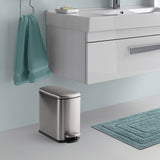 Tramontina 1.6 Gal 6L Rectangular Step Trash Cans, 2-Pack with Soft-Close Lids