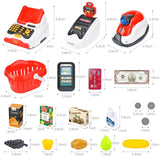 Kids Cash Register Playset with Scanner and Over 20 Shopping Accessories