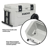 Igloo Yukon 65-Quart Performance Cooler with Wheels, 6-Day Ice Retention