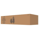 CG Hunter 2' & 3' Glitter Potted Trees with 125 Twinkle Lights, Set of 2