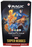 Hasbro Magic: The Gathering Marvel Super Heroes Commander – Fantastic Four Deck, 2 Play Boosters & Foil Promo