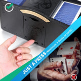 Automatic Card Shuffler for 1–4 Decks, USB Rechargeable Card Dealer Machine