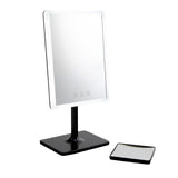 Glo-Tech Calypso Adjustable LED Vanity Mirror w/ 7x Magnifier & 3 Light Modes