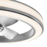 Artika Edwin 23" LED Fan - Adjustable Brightness LED Chandelier Ceiling Fan