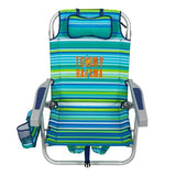 Tommy Bahama 5-Position Aluminum Folding Backpack Beach Chairs 2-Pack w/ Cooler