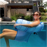 Big Joe Kona Noodle Sling Pool Float, 2-Pack – No-Inflation Mesh Pool Chair Float