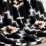 Pendleton Faux Fur Luxe Blanket 700 GSM Heavyweight Ultra-Soft Printed Polyester