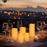 Deck Impressions Indoor/Outdoor Flameless LED Candles with Remote & Timer, 5-pc