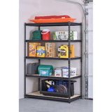 5 Shelf Heavy Duty Metal Muscle Rack Garage Shelving Storage 48"W x 24"D x 72"H