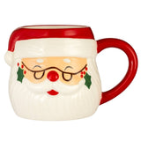 Signature Housewares Figural Christmas 4 Mug Set, Santa, Snowman, Penguin & Bear