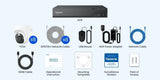 Reolink NVS8-8MD84TB 4K Security System with 8 PoE Dome Cameras, 4TB NVR & 12-Camera Expansion