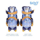 Bluey Unisex Kids Trainer Skates - Size 9-12, 3-wheel Recreational Roller Skates