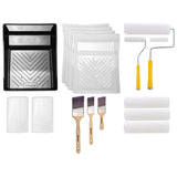 Wagner 18-Piece Paint Kit – Complete Interior Painting Supplies Set with Rollers, Angled Brushes, Paint Tray & Drop Cloths