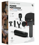 Sharper Image Hot + Cold Reach Power Percussion Massager – Deep Tissue Massage Gun