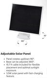 Lutec Motion Activated Solar Security Led Light 3000 Lumens NEW