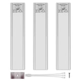 Energetic 12" Rechargeable LED Under Cabinet Light, 3 Pack Wireless Motion Sensor