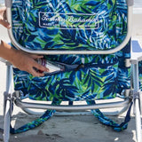 Tommy Bahama 5-Position Aluminum Folding Backpack Beach Chairs 2-Pack w/ Cooler
