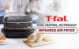 T-fal Surface XXL 6.3-Qt Infrared Air Fryer, 1800W, Dual Heating No Preheat