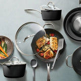 Tramontina 12-Pc Ceramic Nonstick Cookware Set – PFAS-Free, All Cooktops