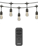 Artika Eclipse Solar String Lights with Remote, 42 ft Outdoor LED Patio Lights