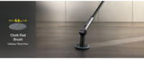 HOTO Flexi Cordless Spin Scrubber Set, 8 Cleaning Heads, Extension Handle, IPX7