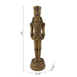 Member’s 3-Piece 18" Mark Carved Classic Nutcracker Set – Wood-Look Resin Christmas Décor