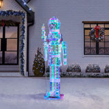 Member’s Mark 6' Pre-Lit Prismatic Nutcracker with 265 Twinkling LED Lights