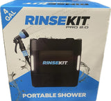 RinseKit Pro 2.0 Portable Shower – 4 Gallon Battery Pressurized Water System