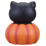Hello Kitty Jack-O'-Lantern by Jim Shore 14.7" Glow-in-the-Dark Halloween Statue