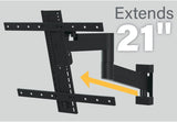 SANUS Preferred 26"–65" Full-Motion TV Wall Mount SMF421A-B1