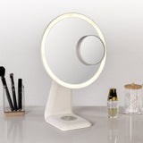 Allspace 2-in-1 LED Vanity Mirror and Lamp, 10X Magnifier, 3 Light Modes, 15" H