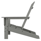 POLYWOOD Long Beach Modern Adirondack Chair – Patio Chair with Genuine POLYWOOD Lumber