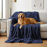 Canine Creations 60" × 70" Faux Fur Waterproof Pet Blanket & Furniture Protector