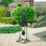 Stylecraft Steel Construction Wind Chime Stand, 18.1in W x 20in L x 76in H