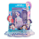 KAYOU K-Pop Demon Hunters Huntrix Energy Edition Trading Cards, 10 Packs + Frame