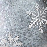 Member’s Mark Snowflake Pattern Galvanized Metal Tree Collar for Tree Base Decor