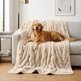 Canine Creations 60" × 70" Faux Fur Waterproof Pet Blanket & Furniture Protector