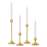 VCNY Home LED Taper Candles with Metal Holders Set of 8, Remote Flameless Candle