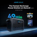 Anker SOLIX C1000X Gen 2 Solar Generator 2000W w/ 100W Solar Panel