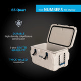 Lifetime 65-Quart High Performance Cooler with Up to 8-Day Ice Retention