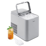 Midea 26.5lb Countertop Ice Maker Portable Machine with 2 Ice Sizes & Auto-Clean