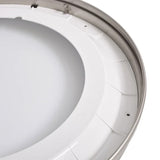Energetic Lighting 14" LED Flush Mount Light Fixture, 1560 Lumens Brushed Nickel