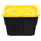 12 Gallon Plastic Storage Container Bin, 4-Pack Greenmade Storage Bin