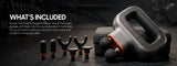 Sharper Image Power Percussion Duo Max Dual-Head Deep Tissue Massager with Case