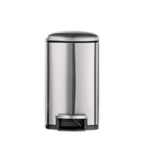 Tramontina 1.6 Gal 6L Rectangular Step Trash Cans, 2-Pack with Soft-Close Lids