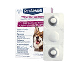 PetArmor 7 Way Chewable De-Wormer for Medium and Large Dogs, 12-count